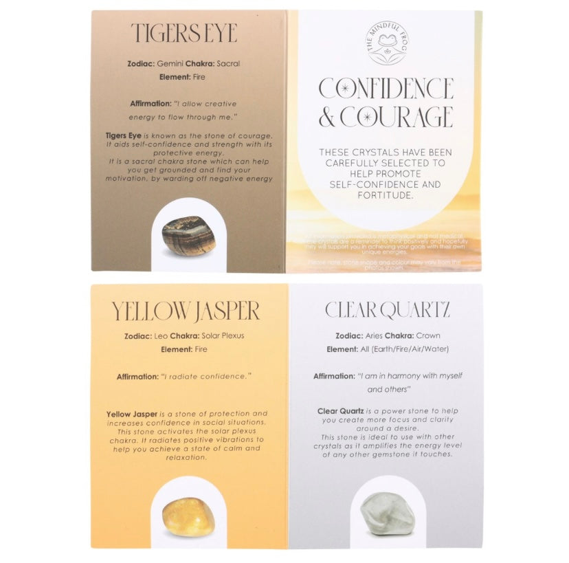 Confidence & Courage Healing Crystal Set