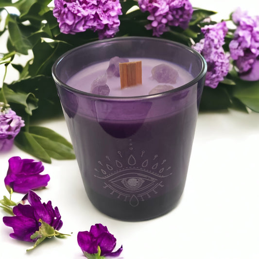 Awaken Amethyst Candle
