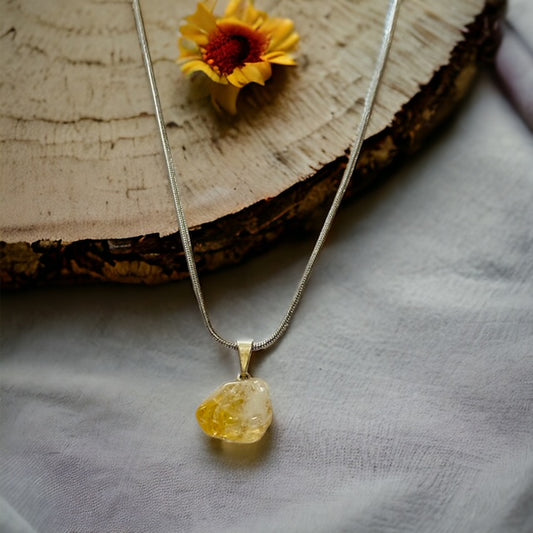 Citrine Pendant Necklace